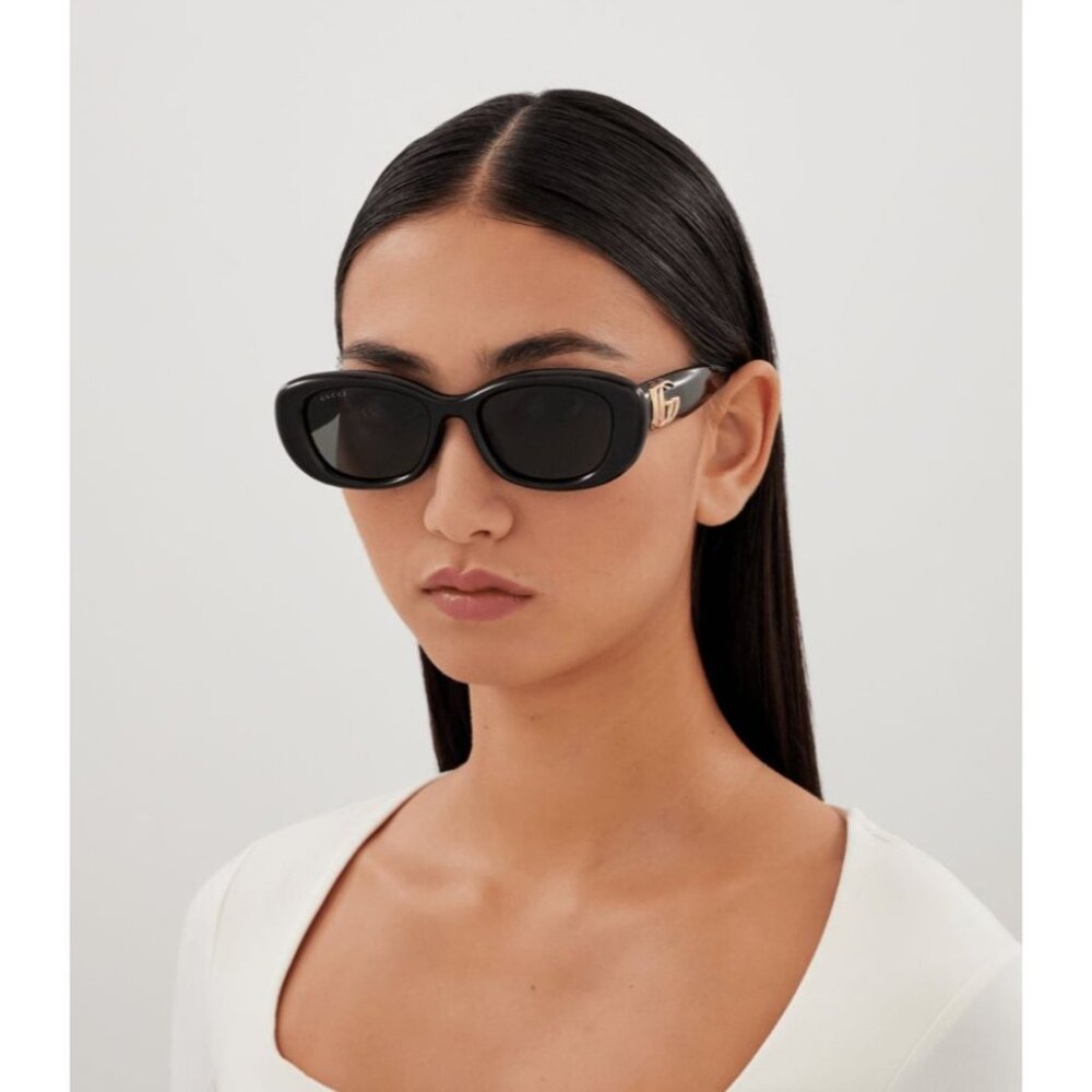 NEW GUCCI SUNGLASSES GG1829SK 001 BLACK WOMEN EYEWEAR GUCCI